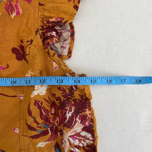 BP Floral Print Sleeveless Shirt Sz XS - Picture 6 of 7